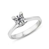 Harem Altın PR80 0.48 ct F Renk Hrd Sertifikalı Pırlanta Tektaş Yüzük