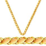 Harem Altın Pullu 14 Ayar 45 Cm Halep Zincir Kolye Zku216