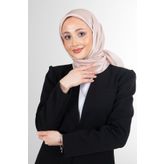 HAREM SCARF Açık Pudra Elmas Eşarp