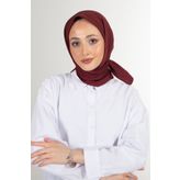 HAREM SCARF Bordo Twill Eşarp