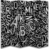 Harf Temalı Özel Tasarım Paravan Room Divider 180 x 200 cm