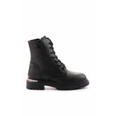 Harley Davidson Black Leather Kadın Bot & Bootie HD0777004203