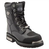 Harley Davidson Riddick 025G100321-B14-09 Siyah Deri Kadın Bot