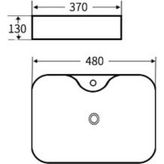 Harmeh Concept Prag 3006 48*37*13 Çanak Lavabo