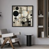 Harmony Soyut Traverten Dokulu Tablo