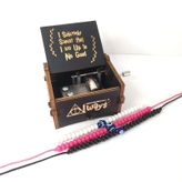 Harry Potter Always Lazer İşlemeli Çevirmeli Mini Müzik Kutusu