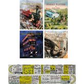 Harry Potter Felsefe Taşı, Sırlar Odası, Azkaban Tutsağı, Ateş Kadehi 4'lü Özel Baskılar Set Ciltli