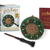 Harry Potter: Hogwarts Christmas Wreath and Wand Set: Lights Up!