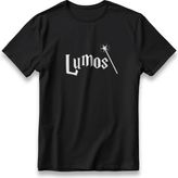 Harry Potter Lumos Model T-Shirt Unisex %100 Cotton Pamuklu Rahat Regular Baskı Tişört - Siyah - XL