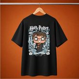 Harry Potter Oversize Tisort - Siyah - M