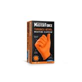 Has-Pet Master Force Turuncu Nitril Eldiven Pudrasız (L)