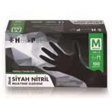 Has-pet Nitril Siyah Eldiven 100 Adet
