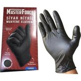 Has-Pet Siyah Masterforce Nitril Eldiven - M