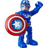 Hasbro Marvel Super Hero Adventures Captain America Mega Mini Figür