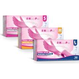 Haspet Pembe Pudrasız Nitril Eldiven (S) 20'li Koli - 2000 Adet