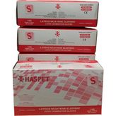 Haspet Pudralı Latex Eldiven 100'Lü Small (5 Paket)
