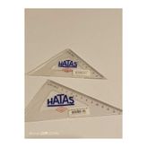 HATAS Cep Gönye Seti 45 ve 60 derece (16 cm)