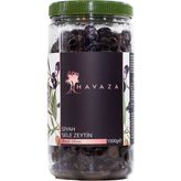 Havaza Siyah Sele Zeytin - 1000 gr ( Doğal Fermantasyon) - 1 kg