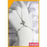 Havor Kadınlar Için Paslanmaz Çelik Şahmeran Kelebek Modeli - Standart