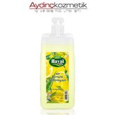 Hayat Kolonya 1 lt Limon 80c - 12 Adet