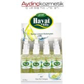Hayat Kolonya 150 ml Sprey Limon - 24 Adet