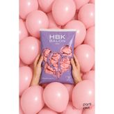 HBK Balon Makaron 11" Balon Hbk Pembe 100'lü