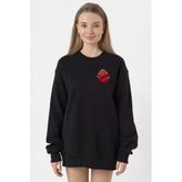 He Man Ghostmasters Logo Siyah Kadın 2İp Sweatshirt