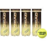 Head Tour Xt 4 Kutu Tenis Topu - Sarı
