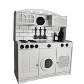 Hedefixtoys Ahşap Oyuncak Mutfak(Ledli-Hazeranlı)