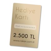 Hediye Kartı 2.500 TL (Basılı)