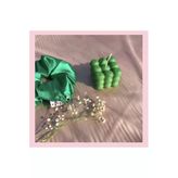 Hediyelik Yesil Bubble Dekoratif Mum
