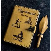 Hediyesec Fizyoterapist Isme Özel Deri Defter