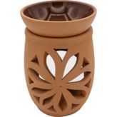 Hediyeseli Mandala Desen Toprak Buhurdanlık