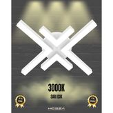 Hegza Lighting Arana (Beyaz Kasa, Sarı Işık) Ledli Modern Plafonyer LED Avize Salon Mutfak Oturma Odası Antre Hol Çocuk Odası LED