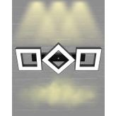 Hegza Lighting Compagno Plafonyer Siyah 3000K Sarı Işık Modern Led Avize