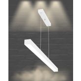 Hegza Lighting Lineer-80 Ayarlanabilir Sarkıt Beyaz Kasa 4000K Doğal Beyaz Modern Led Avize
