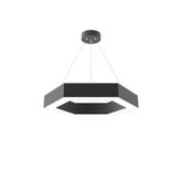 Hegza Lighting Siyah Kasa Gün Işığı Led Avize