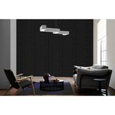 Hegza Lighting Zigzag ( Gri Kasa, Sarı Işık ) Ledli Modern LED Avize