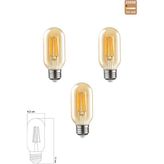 Heka Rustik Led Ampul 6W 2500K E27 Gün Işığı 3'Lü Erd-45