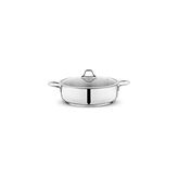 Held Çelik Basık Tencere-28 Cm-2 Prç.-Inox