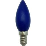 Helios 1W 20LM E14 Duylu LED Buji Mavi Ampul