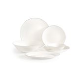 Helios 6 Kişilik 27 Parça Yemek Takımı - Beyaz/silver