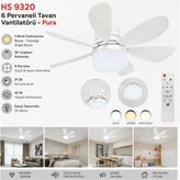 Helios HS9320 45 W 6 Pervaneli Tavan Vantilatörü