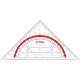 Helit M028600 – Gönye Geo-Flex, 16 Cm, Şeffaf