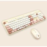 Hello Bear Sütlü Çay Klavye Mouse Set - 1 - Renkli