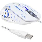 Hello HL-4725 Kablolu Oyuncu Gamıng Mouse - Beyaz