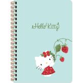 Hello Kitty A5 Sert Kapak Spiralli Defter - Mavi