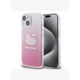 Hello Kitty iPhone 15 Elektroplating Gradyan Kılıf