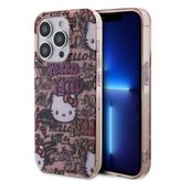Hello Kitty iPhone 15 Pro Etiket Graffiti Kılıf