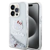 Hello Kitty iPhone 15 Pro Sıvılı Glitter Kılıf